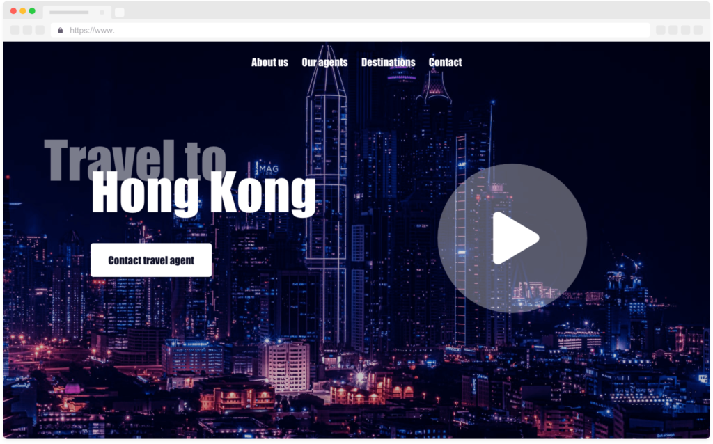 Hong Kong homepage