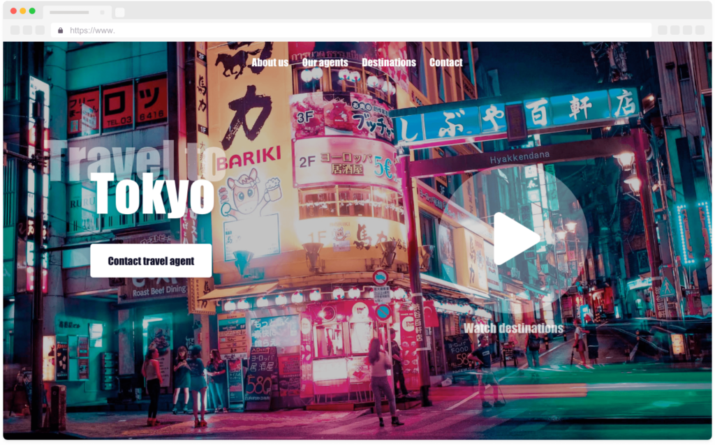 Tokyo homepage