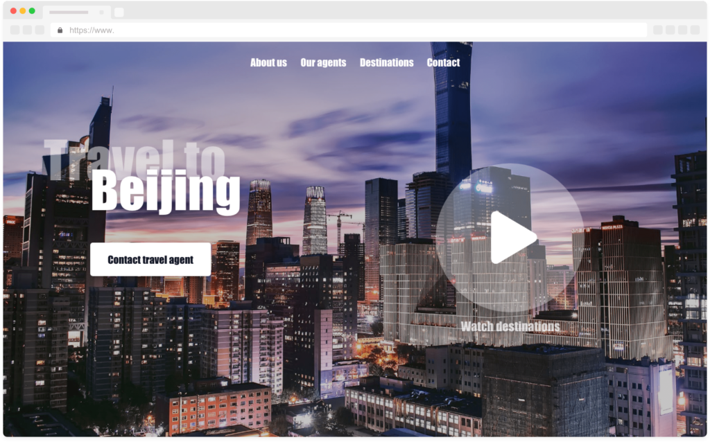 Beijing homepage