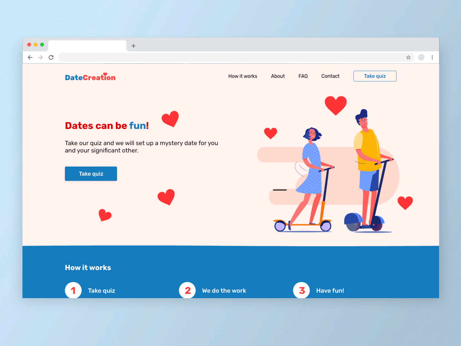 Date Landing Page Main Image