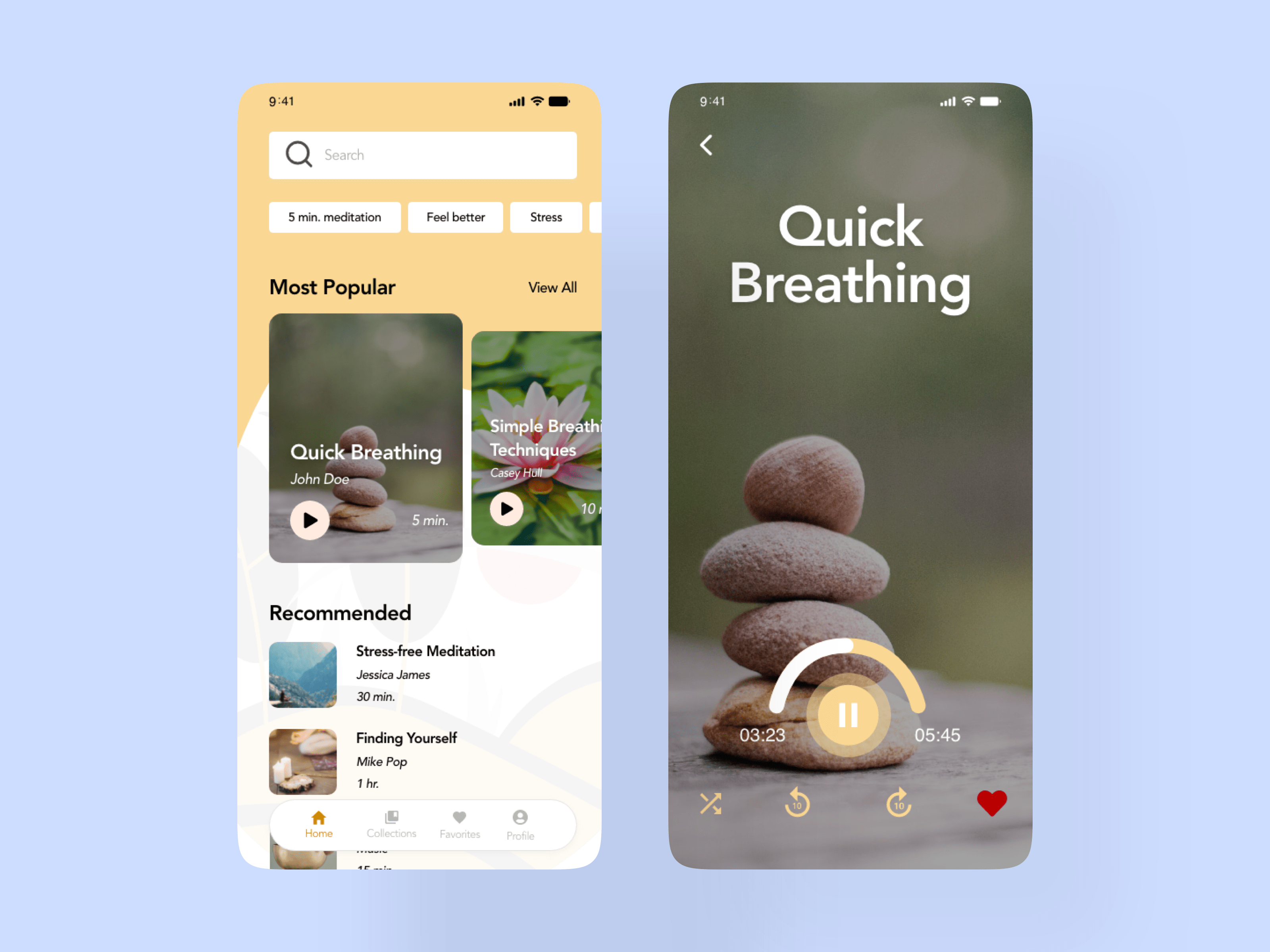 Meditation App Main Image